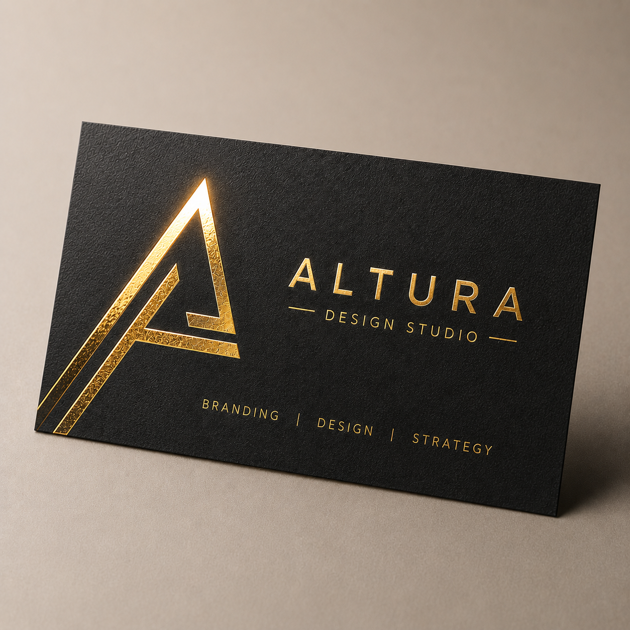 Foil Business Cards