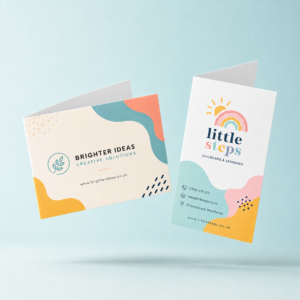 Folded Business Cards
