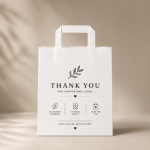 Small Kraft Bag - White
