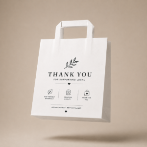 Extra Large Kraft Bag - White